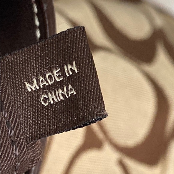 Coach Extra Large Brown Monogram Travel bag w/Leather Accents - Picture 12 of 13